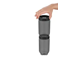 IRIS L-00725 Stack and Lock, egymáshoz rögzíthető tároló, 1.000ml, fekete #2