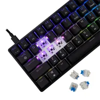 White Shark SHINOBI 2 GK-004123B/BL-HU HUN fekete mechanikus (blue switch) gamer billentyűzet #4