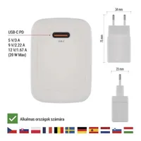Emos GaN PD 20 W max. univerzális USB töltő #4