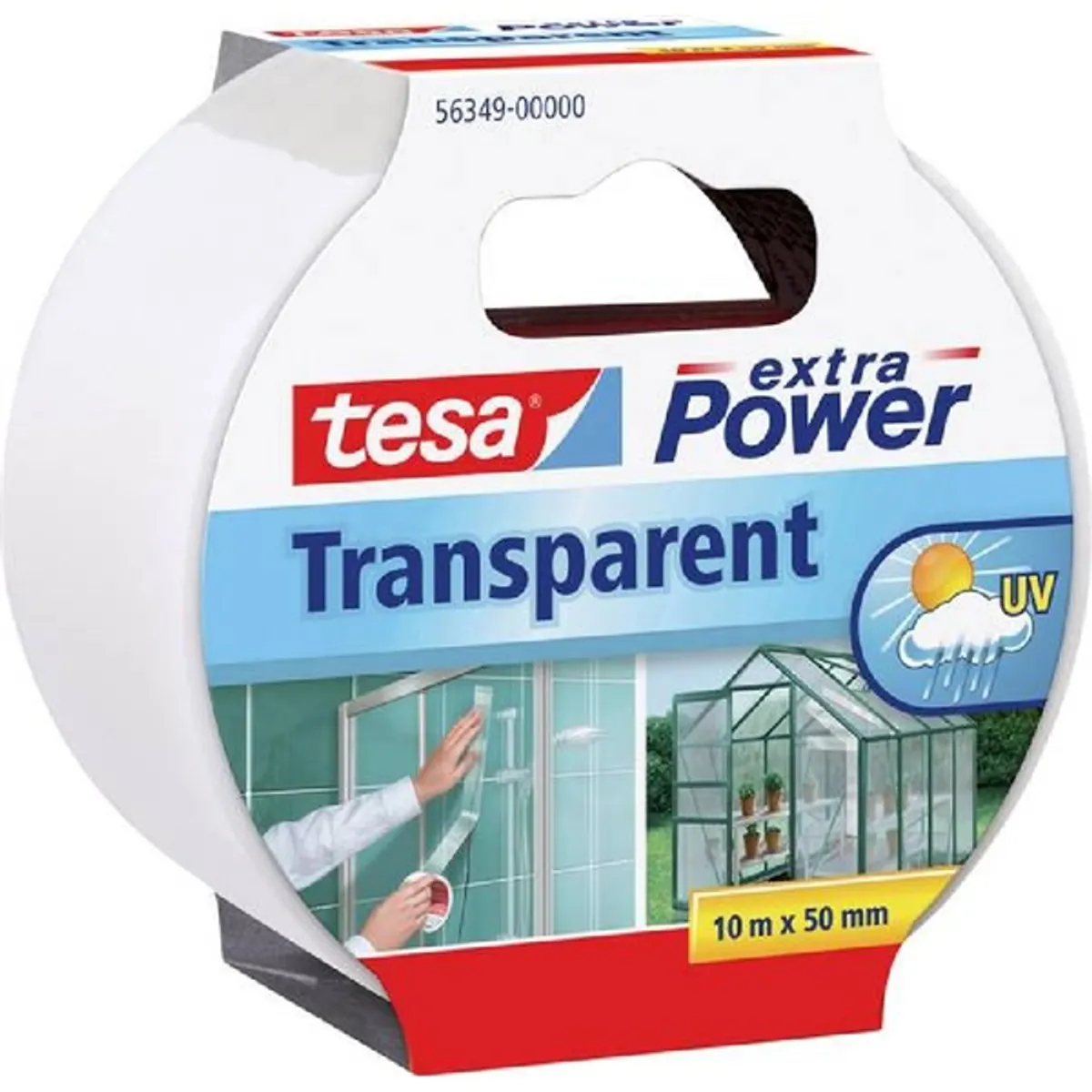 Tesa 56349 Extra Power 10mx50 mm átlátszó szövetszalag #1