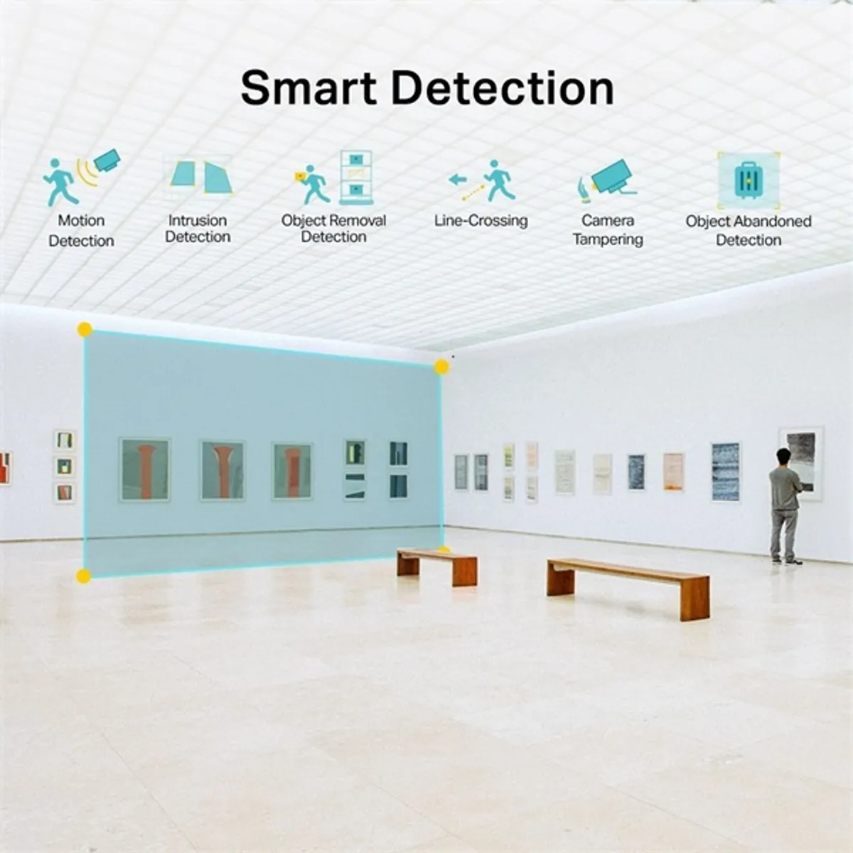 TP-Link VIGI C440I /4MP/2,8mm/beltéri/H265/IR30m/Smart Detection/IP turret kamera #6