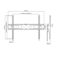 Sbox PLB-4269T 60"-100" dönthető fali TV konzol #3
