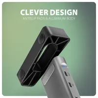 Axagon HMC-10HLS USB-C 5Gbps LONGER 9in1 hub #8