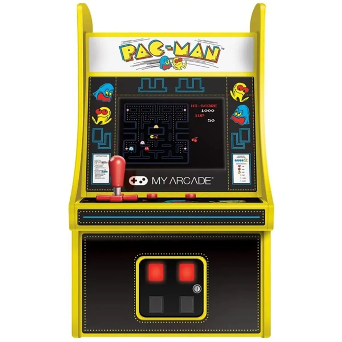 My Arcade DGUNL-3220 Pac-Man Micro Player Retro Arcade 6.75" hordozható kézikonzol #2
