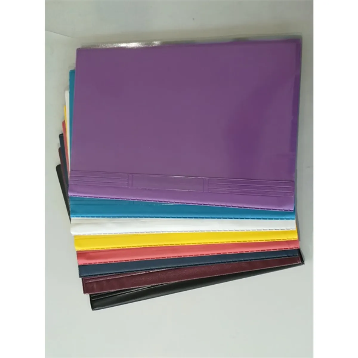 Plastweld PVC A4 bordó kemény hátlapos gyorsfűző #1