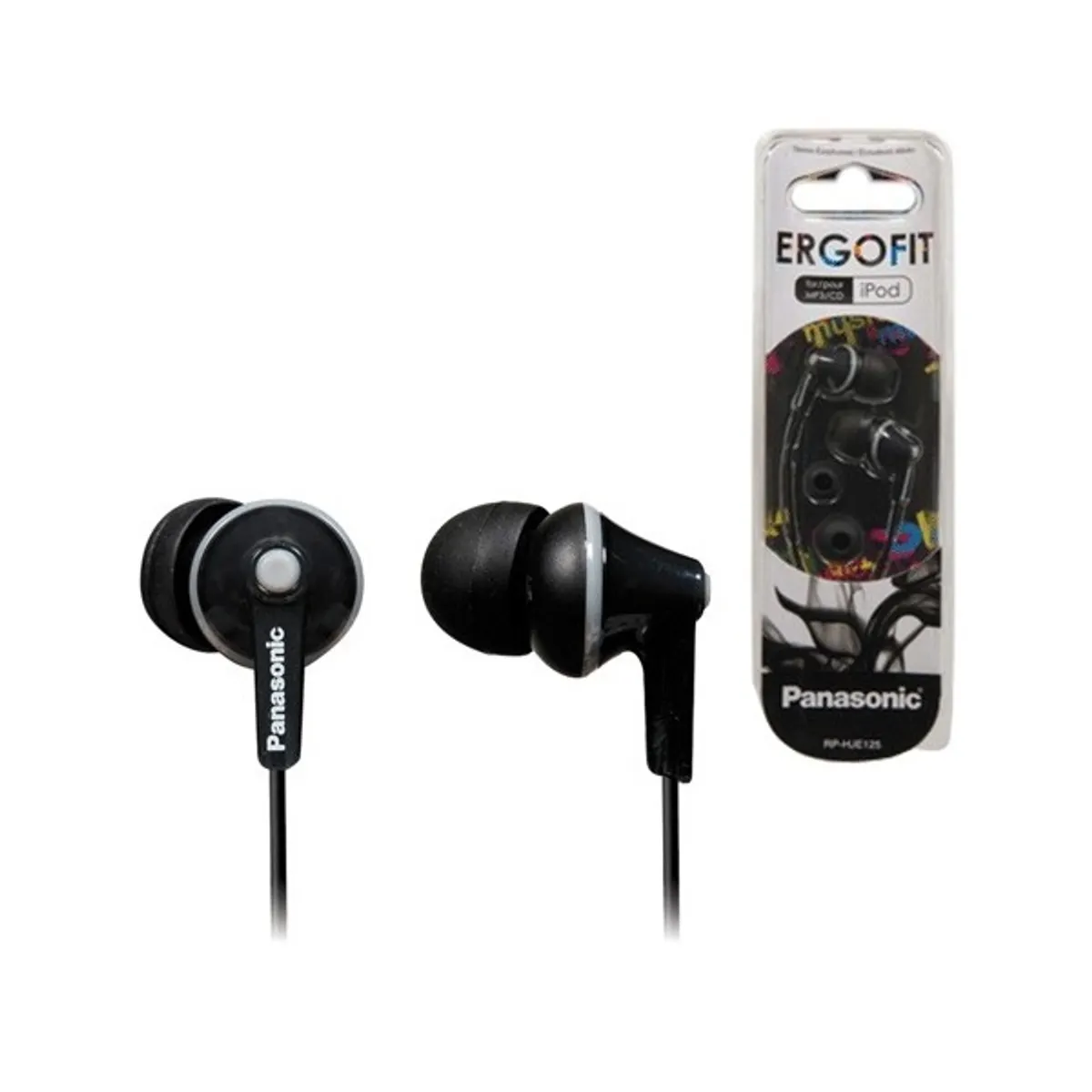 Panasonic RP-HJE125E-K fekete fülhallgató #1