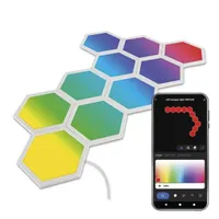 Emos GoSmart Hexagon, indító készlet, 10 rész, 19 W, RGBIC dimmelhető, WiFi LED lámpa #2