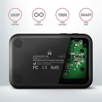 Axagon ADSA-D25 USB 3.2 Gen1 SATA fekete dual dokkoló állomás #6