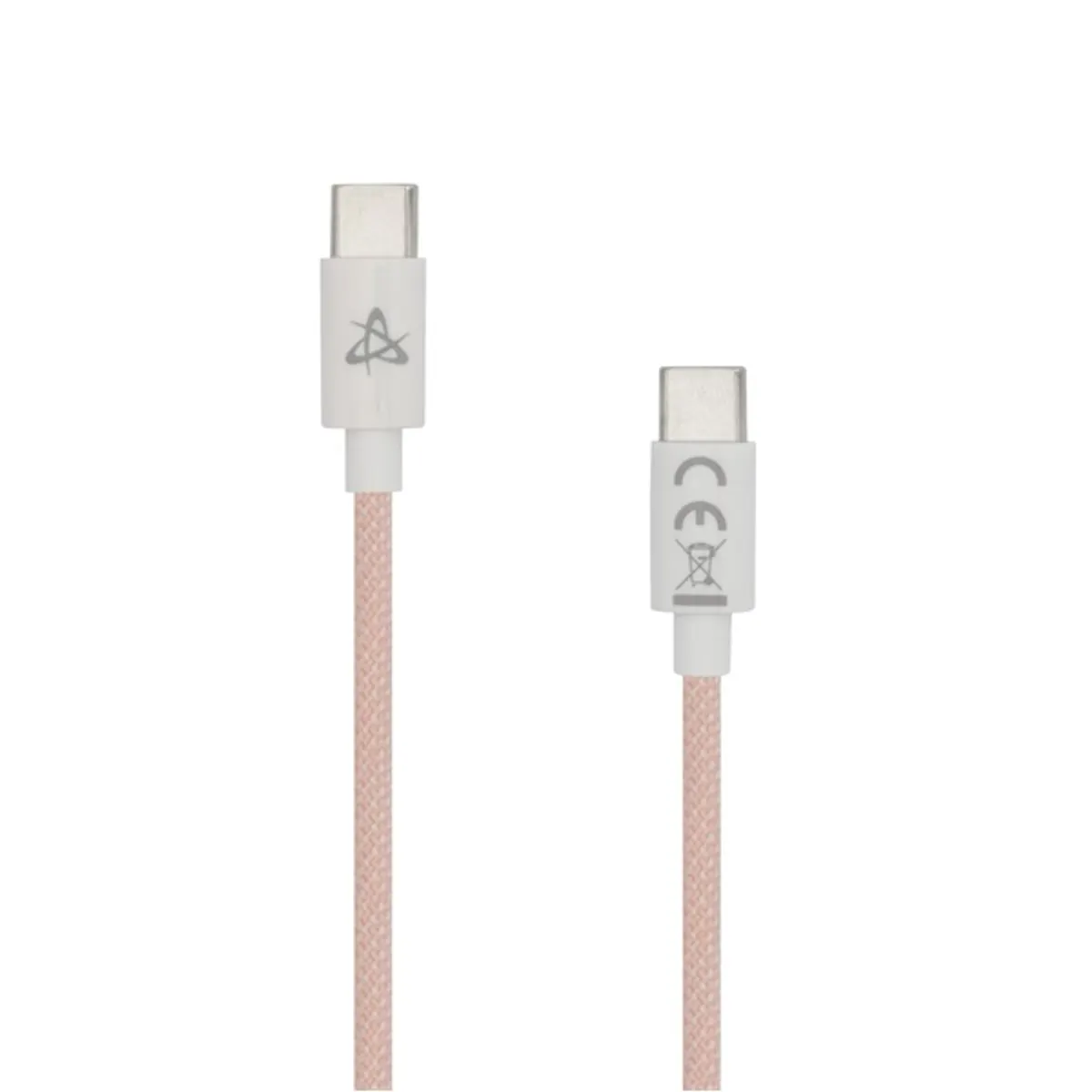 Sbox TYPE-C-1-P 1m 60W Type-C pink adat- és töltőkábel #1