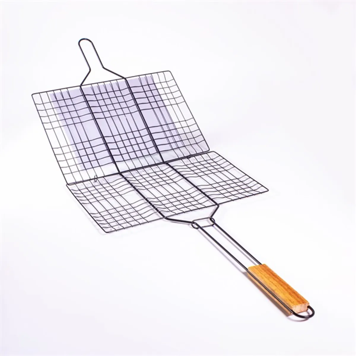 IRIS KT-203 BBQ nyeles grillrács 34cm x 22cm rácsmérettel #2