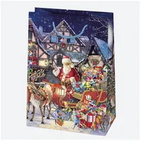 IRIS Karácsonyi ajándéktasak, 230x320x110 mm, különböző színekben és mintával #2