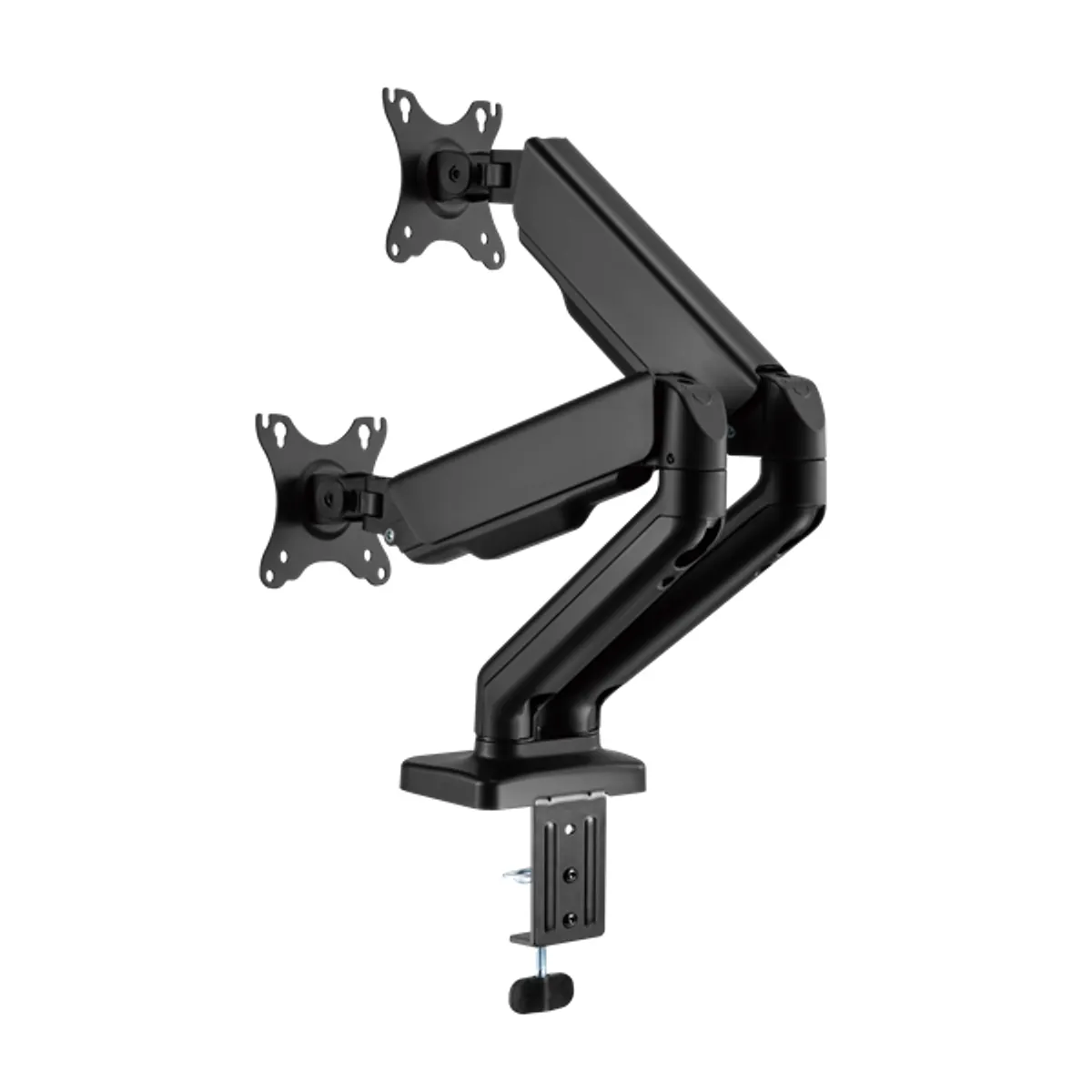 Sbox LCD-S024-2 17"-32" dönthető, forgatható asztali dual monitor tartó konzol #3
