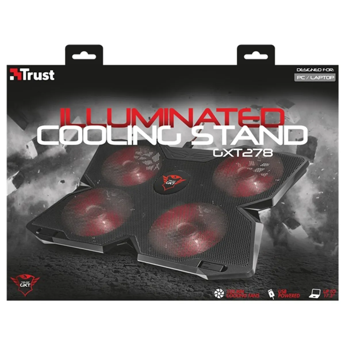 Trust GXT 278 Yozu Notebook Cooling Stand gamer hűtőpad #6