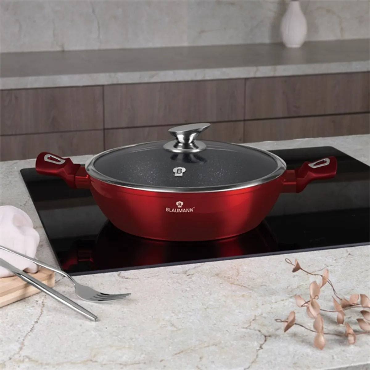 Blaumann BL-3984 Burgundy Collection 3,8L 28 cm alacsony lábas fedővel #6
