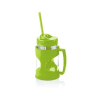 IRIS Sarajevo Hobby üveg pohár 370ml, zöld, fukszia, narancs vagy citromsárga színű HN-1755 #4