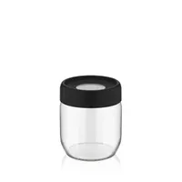 IRIS C-00114 Ring üveg tároló 425ml, fekete, elfántcsont vagy szürke színű