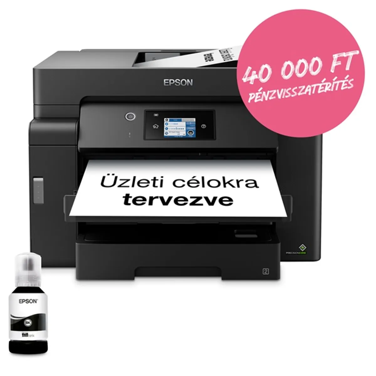 Epson EcoTank M15140 A3 mono nyomató MFP, Duplex, WiFi/USB/LAN, 4500 oldal tinta a dobozban #1