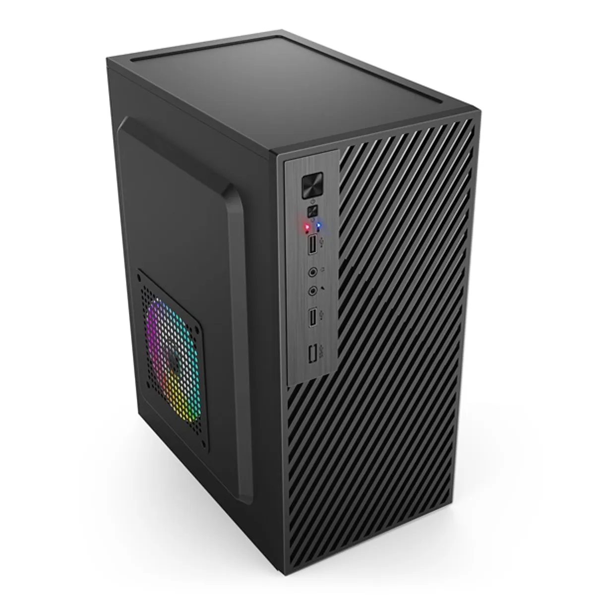 IRIS Q2517 fekete (táp nélküli) mATX számítógépház #2