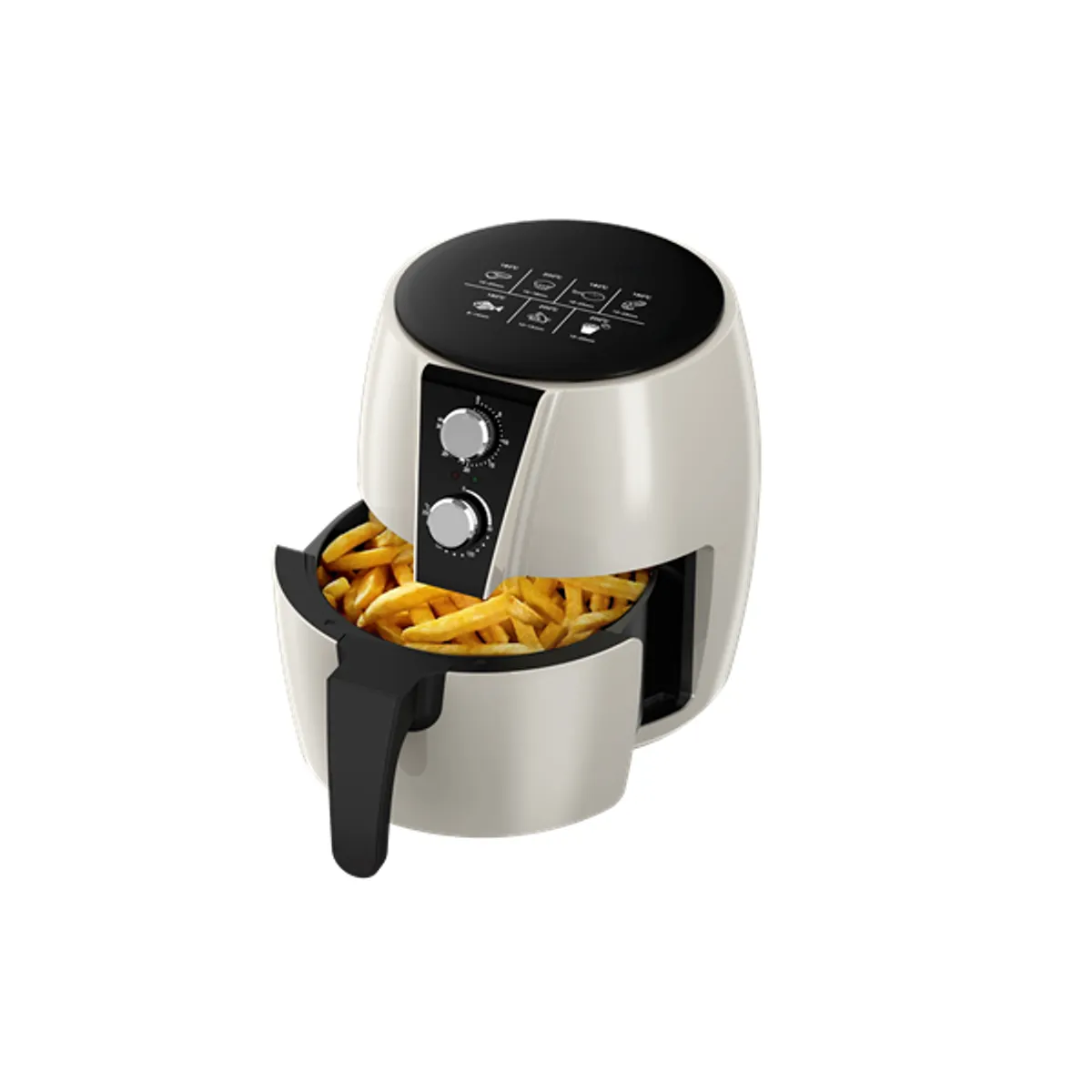 TOO AF-130W-1500 W fehér 4,5 L forrólevegős sütő (air fryer/airfryer) #2