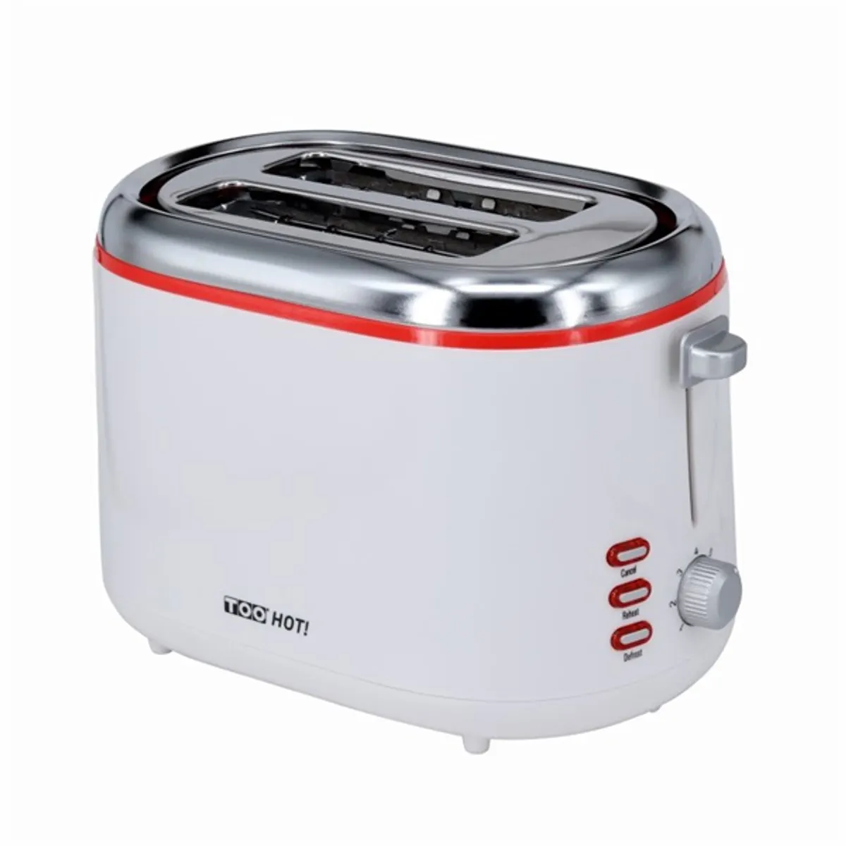 TOO TO-343-WR 850W fehér 2 szeletes kenyérpirító #1