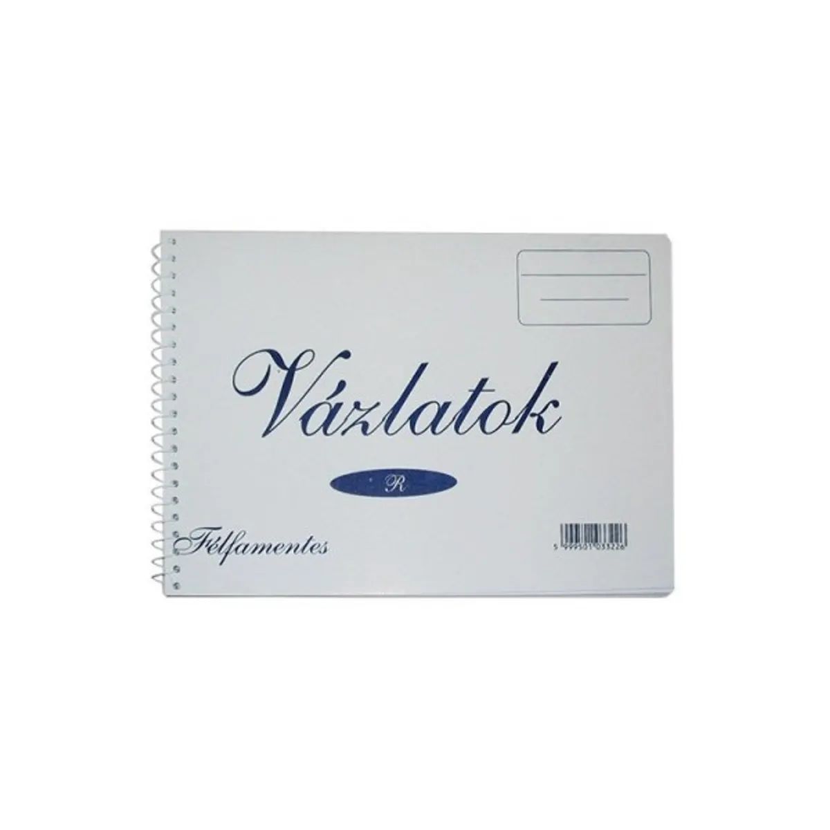 B4 famentes vázlatfüzet #1