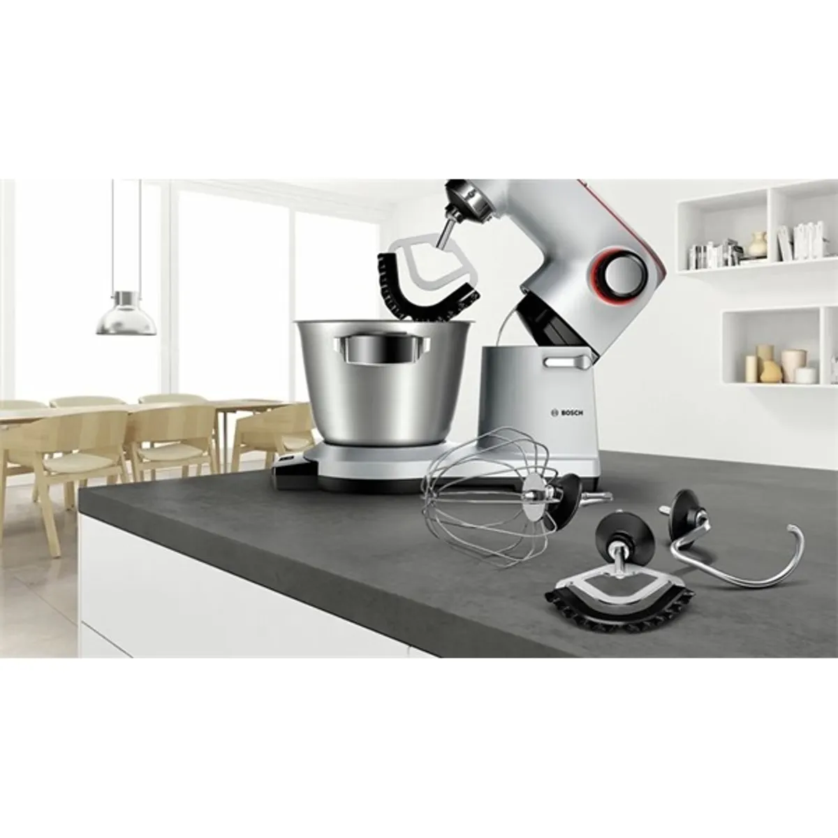 Bosch MUM9BX5S22 1500W, 2,3L+5,5L, inox konyhai robotgép szett #4