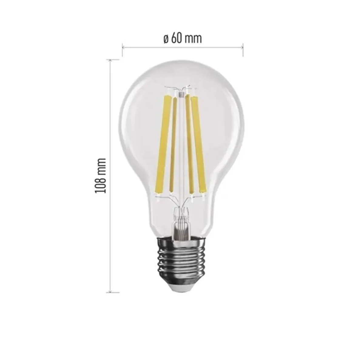 Emos ZF5264D  E27/11W (100W)/1521 lm/természetes fehér Filament A60 LED izzó #3