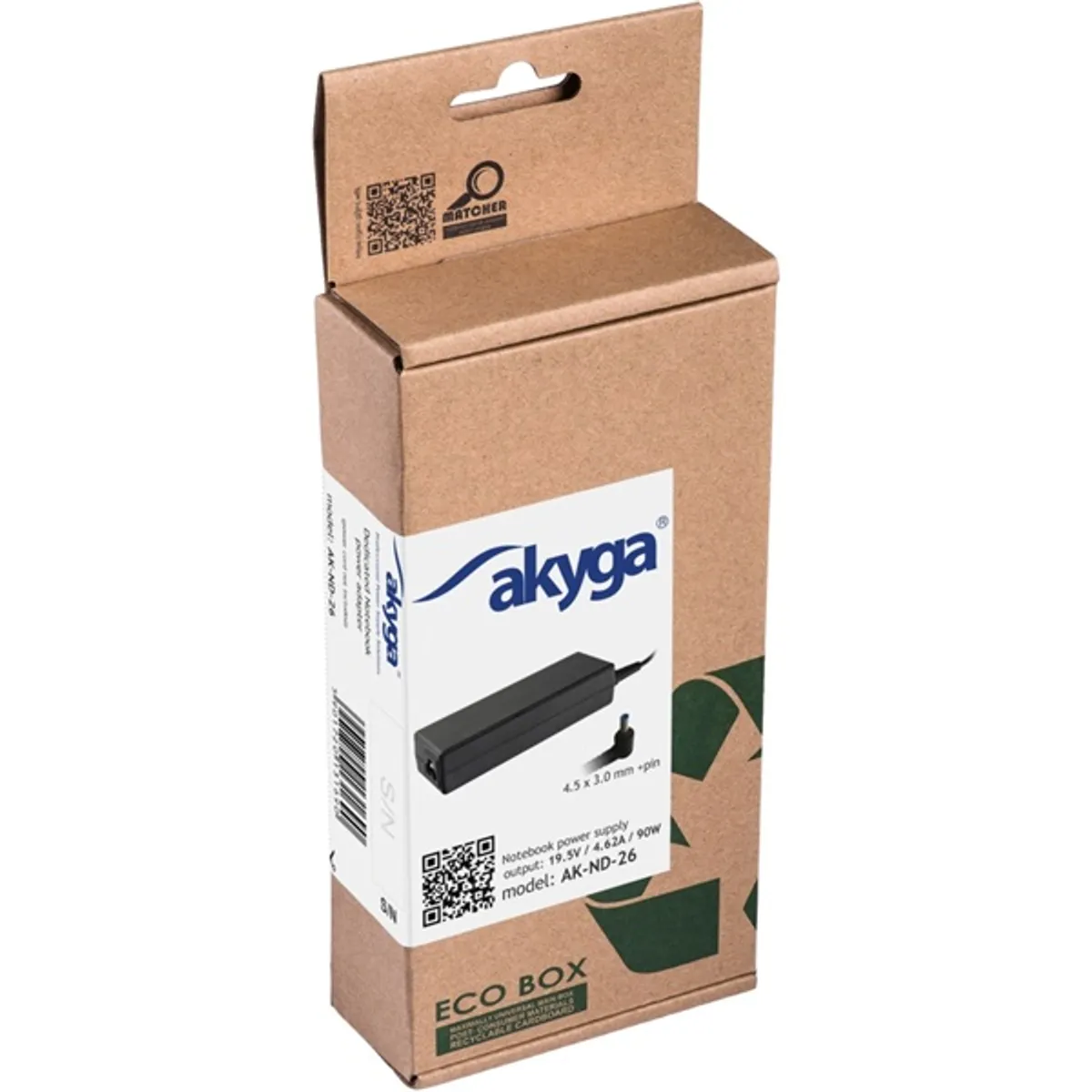 Akyga AK-ND-26 19,5V/4,62A/90W 4,5x3mm HP / Compaq notebook hálózati töltő #6