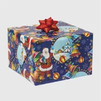 IRIS Karácsonyi tekercses csomagolópapír,  200x70cm, különböző mintákkal, 60g/m2 #3