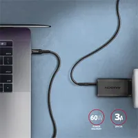 Axagon BUCM2-CM30AB 3m USB C fekete adat- és töltőkábel #4