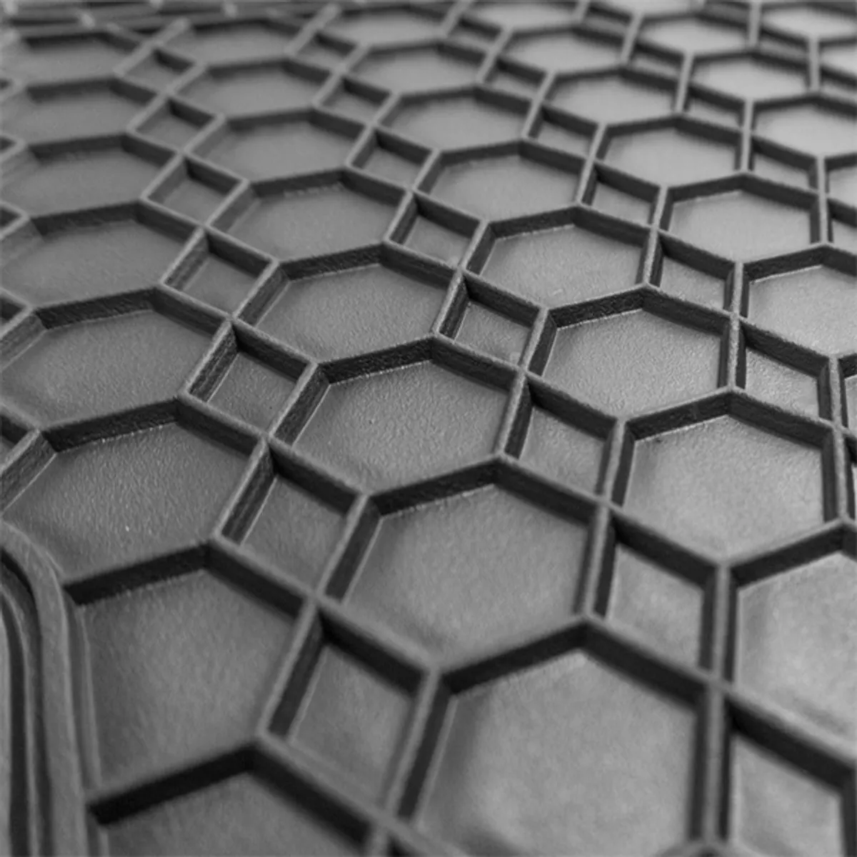 Carguard 55835A 68 x 44cm, 44 x 34cm PVC fekete univerzális autós gumiszőnyeg szett #4