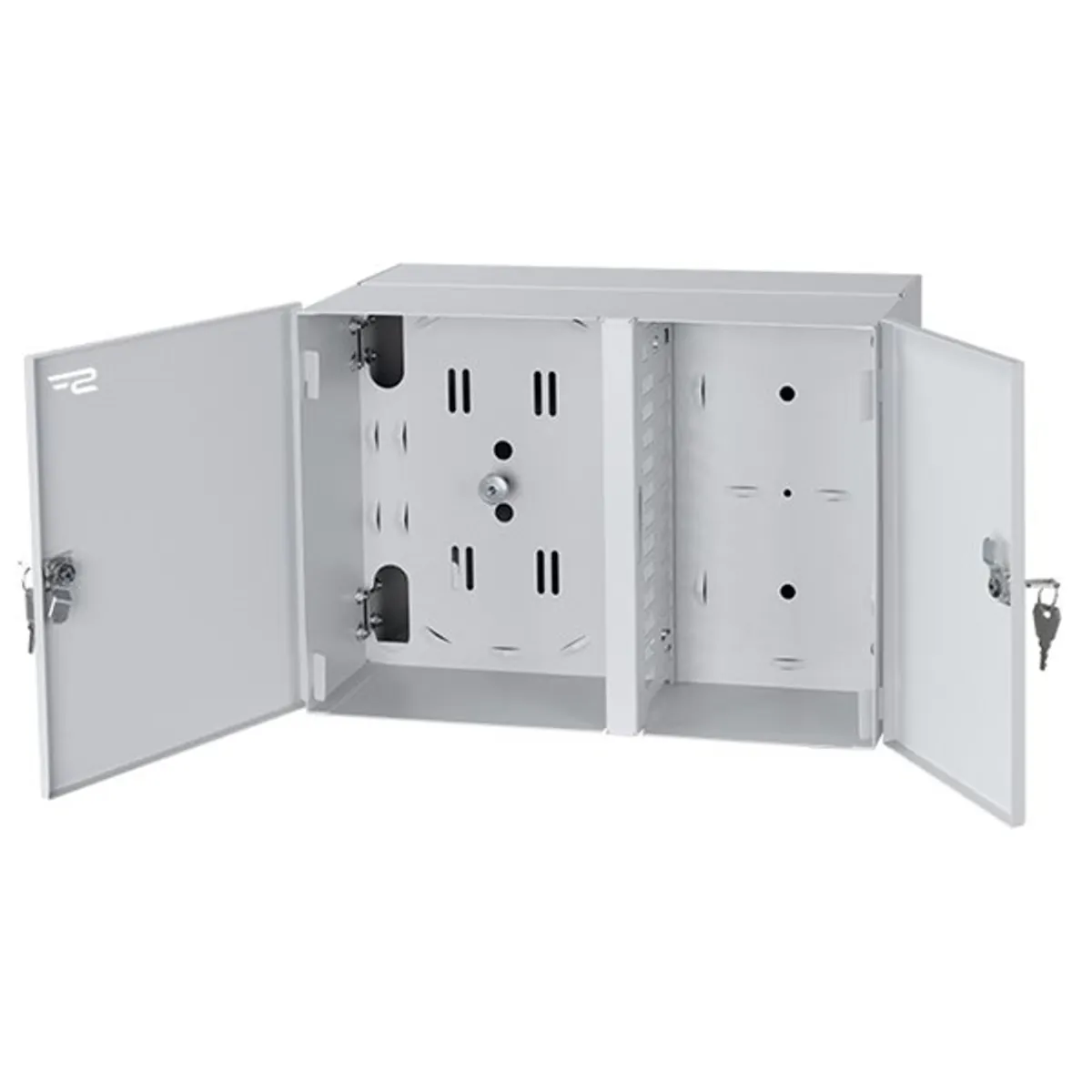 Stalflex PN2K-24D-3S-G szürke 2 kamrás falra szerelhető üres optikai elosztódoboz #3