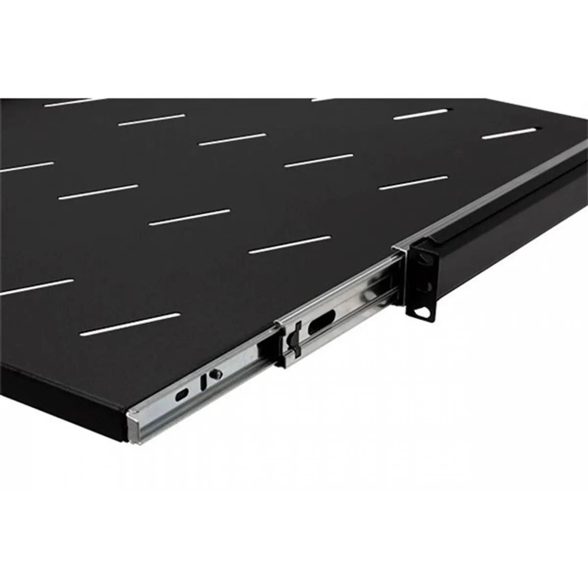 Stalflex RSR19-1U-550B 19" 1U 550mm mély fekete kihúzható polc #3