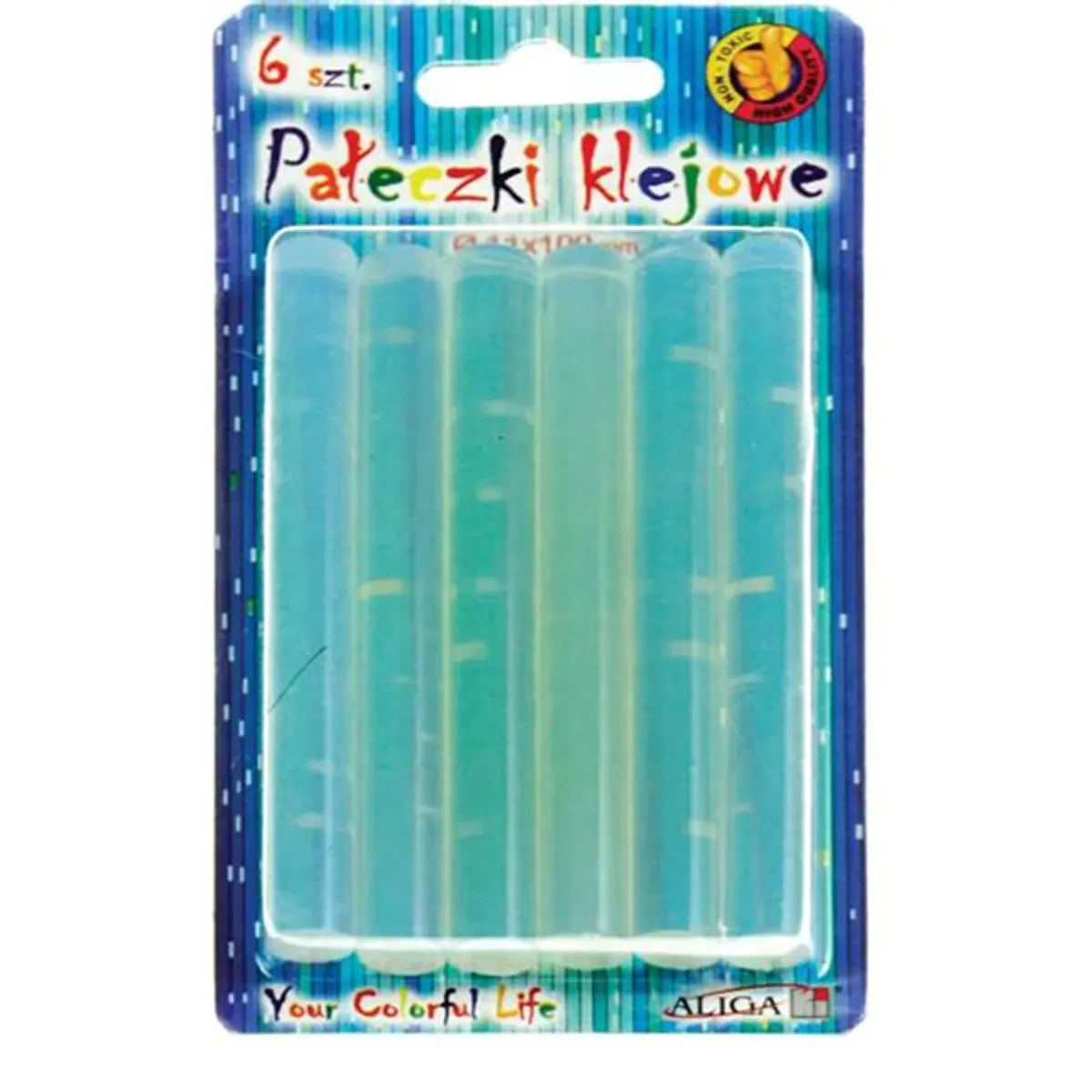 Aliga 6db-os 11mm áttetsző ragasztórúd #1