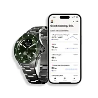 Withings ScanWatch Nova hibrid 42mm zöld okosóra #2