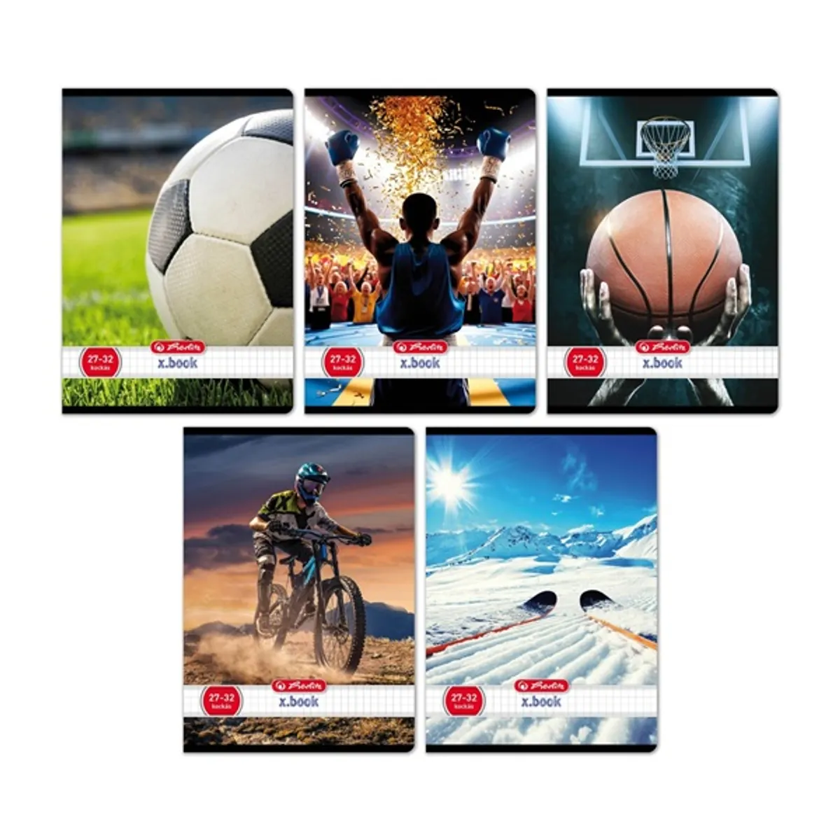 Herlitz Sport II A5 27-32 kockás füzet #1