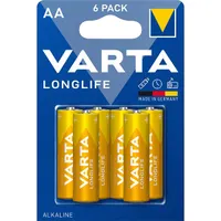 VARTA 4106101436 Longlife AA (LR06) alkáli ceruzaelem 6db/bliszter #4