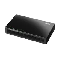 CUDY GS108 8 portos Gigabit, VLAN/Extend mód, fém ház, fekete asztali Switch #2