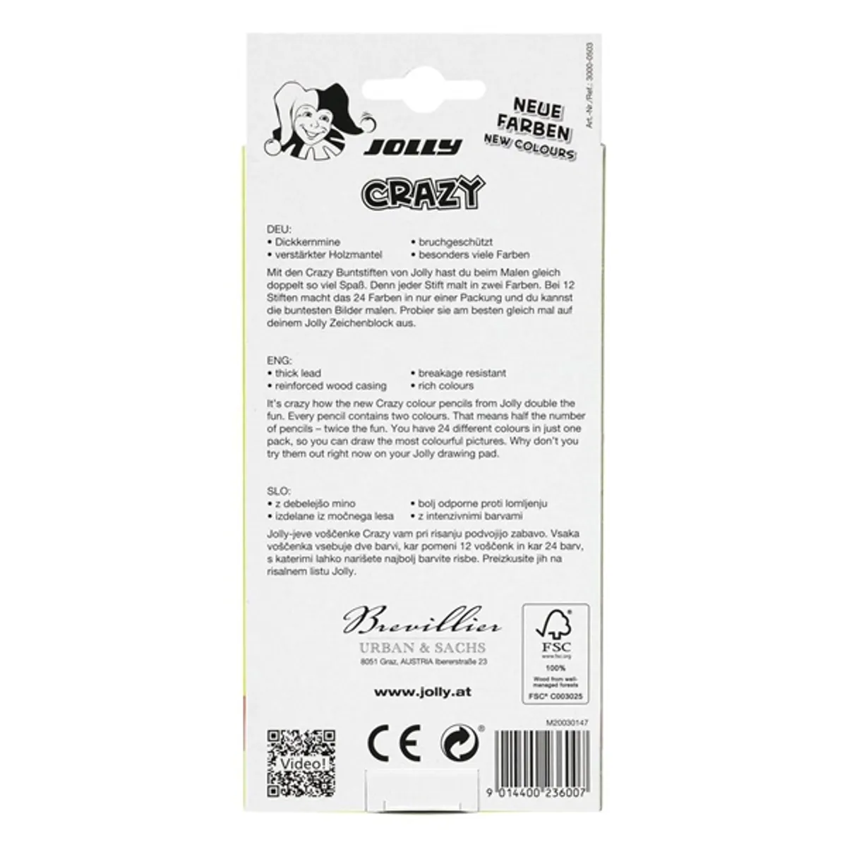 Jolly Superstick Crazy 12 db/24 szín kétvégű színesceruza készlet #3