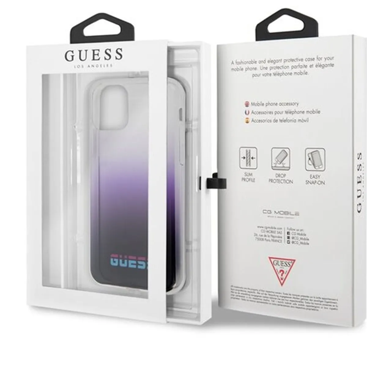 GUESS California iPhone 11 Pro lila PC/TPU tok #4