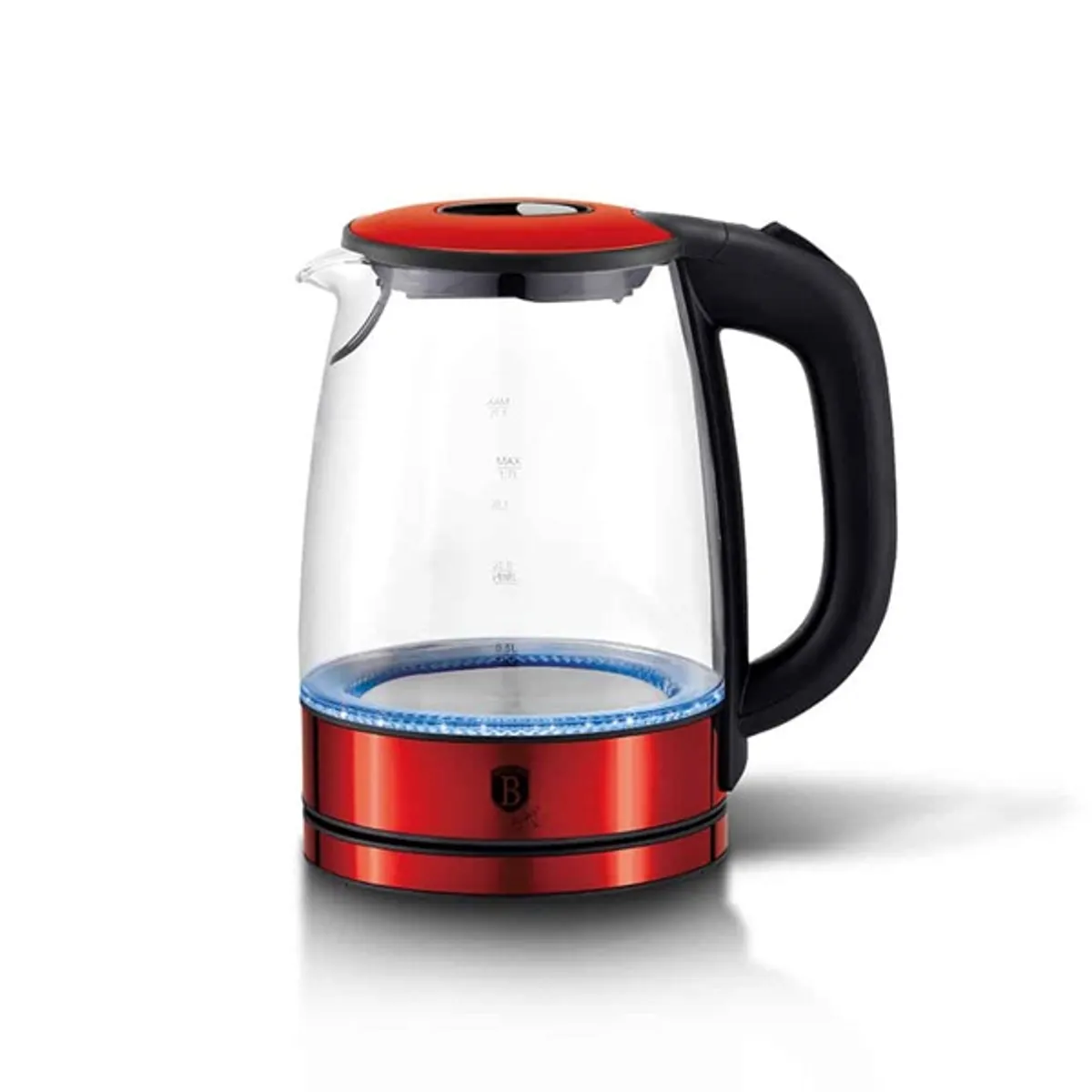 Berlinger Haus BH/9117 1,7L-es burgundy üveg vízforraló #1