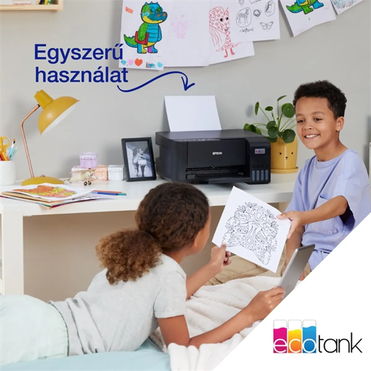 Epson EcoTank L3271 színes nyomtató MFP, WiFi/USB, 8100/6500 oldal tinta a dobozban #8