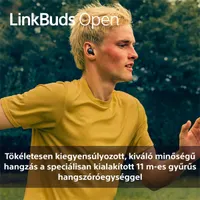 Sony WF-L910 Linkbuds Open True Wireless Bluetooth fekete fülhallgató #9