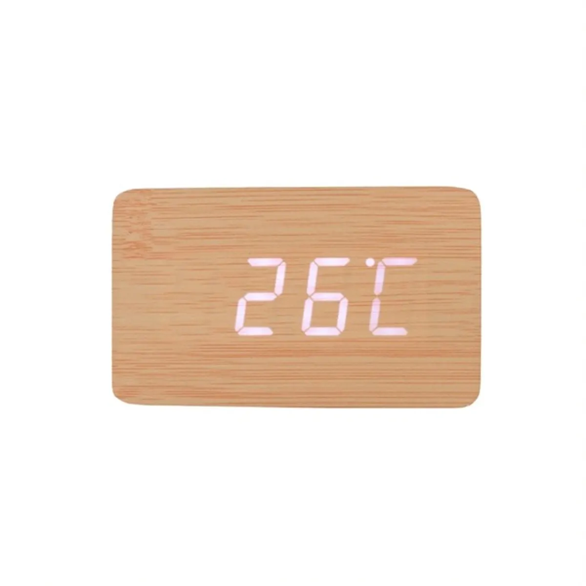 TOO DC-310-LBN világosbarna digitális óra #3