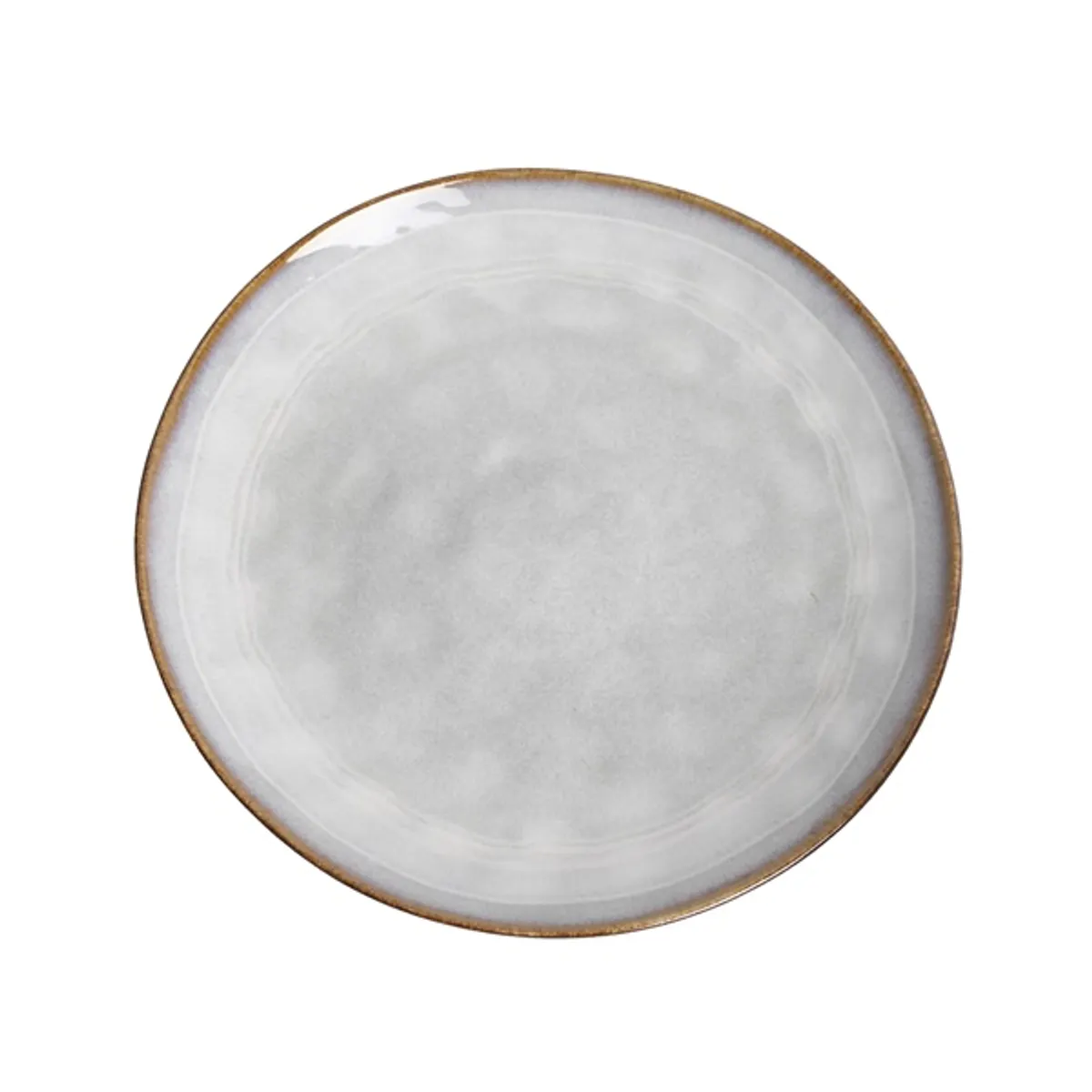 IRIS kerámia tányér krém 21,4x2,7cm #1