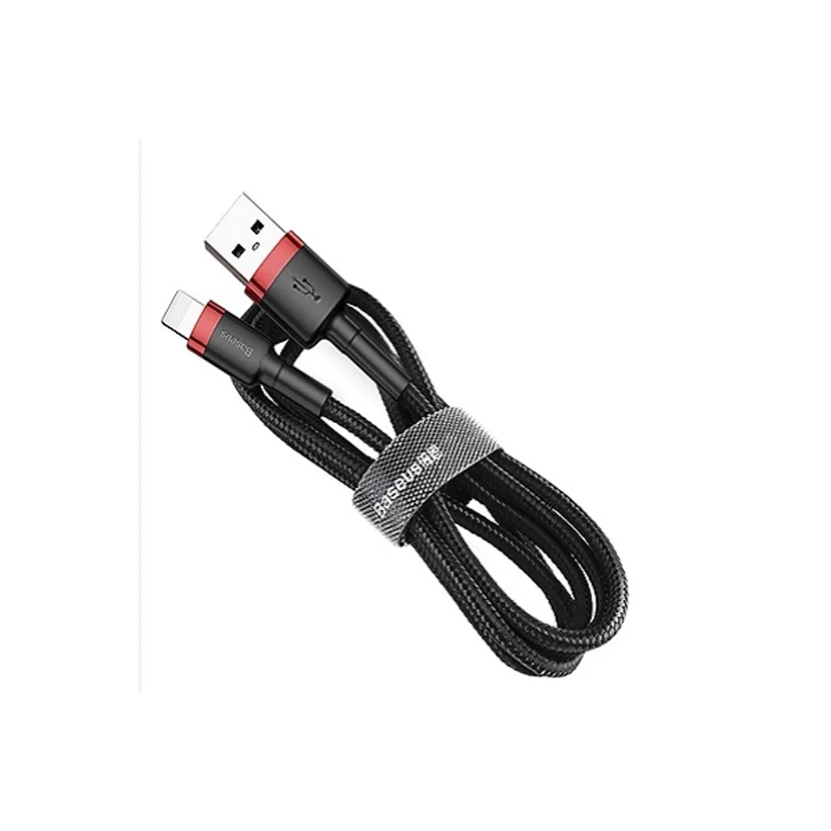 Baseus cafule USB lightning 2.4A 1M CALKLF-BG1 szürke-fekete kábel #1