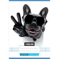 Nebulo Vagány minták A5 2. osztályos 16-32 tűzött vonalas füzet #2