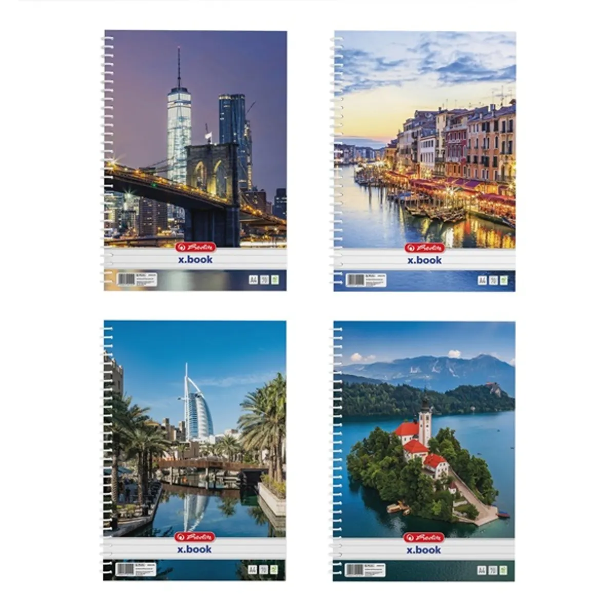 Herlitz City II A4 70 lap vonalas spirálfüzet #1