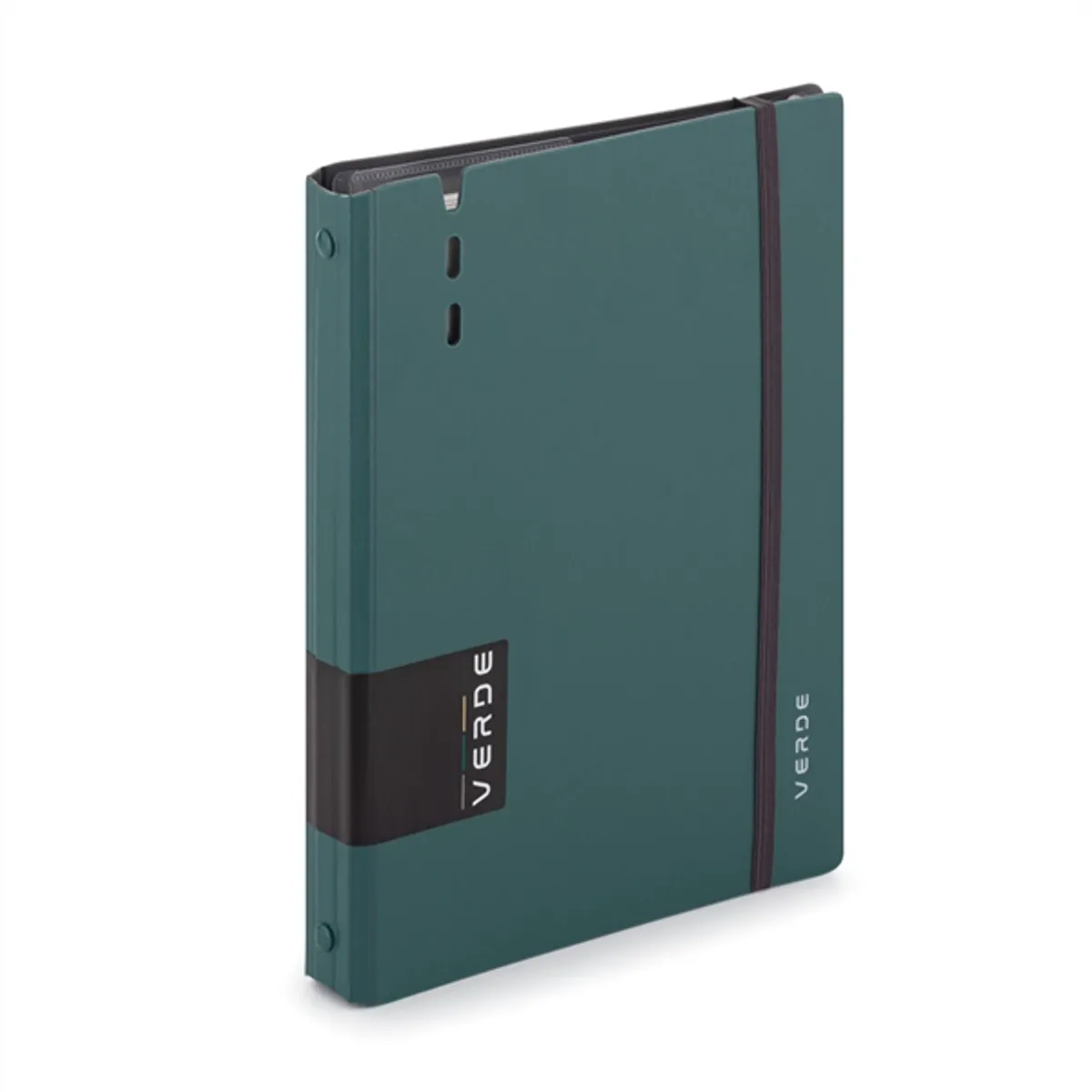 Verde A5 4 gyűrűs 3x30 vegyes lappal zöld gyűrűs mappa #1