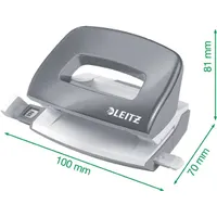 Leitz WOW 10 lap piros mini tűzőgép és lyukasztó szett #4